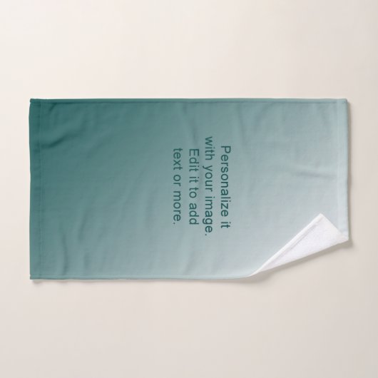 カスタムフォトアパーソナライズされたートワーク名のスローガンの追加 ハンドタオル (ハンドタオル)