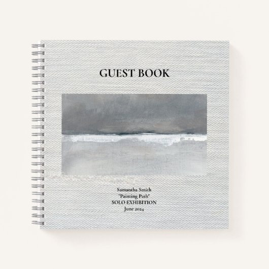 カスタムフォトアートショー展ゲストブック ノートブック (正面)