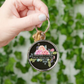 カスタムフォトアートネームモノグラム引用文ラージプレミアム キーホルダー (手)