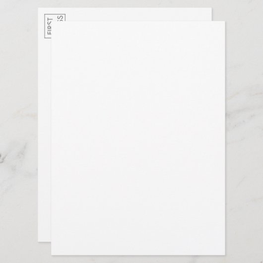 カスタムフォトアートワークタイポグラフィ大はがき 招待状 (正面/裏面)