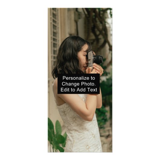 カスタムフォトアートワークビジネスプロモーションイベント ラックカード (正面)