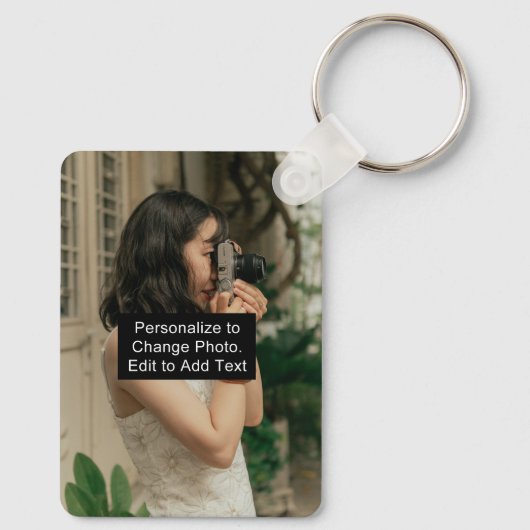 カスタムフォトアート名モノグラム引用文アルムRec Sm キーホルダー (裏面)