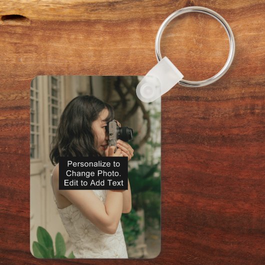 カスタムフォトアート名モノグラム引用文アルムRec Sm キーホルダー (裏面)