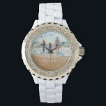 カスタムフォトウお気に入りのォッチと文字 腕時計<br><div class="desc">写真カスタムと文字の時計 – あなた自身のデザインユニーク – 家族/友人または個人的なギフト – あなたのテキストと写真を追加 – カスタマイズツールで要素のサイズ変更と移動！フォント/サイズ/カラーを選択！Good Luck - Be Happy :)</div>