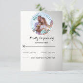 カスタムフォトウェディング 出欠カード (スタンド正面)