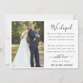 カスタムフォトウェディング 案内状 (裏面)