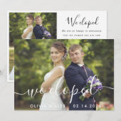 カスタムフォトウェディング 案内状 (正面/裏面)