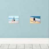 カスタムフォトウォールアートセット (ウッドフロア)