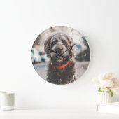 カスタムフォトウォール時計 ラージ壁時計 (ホーム)