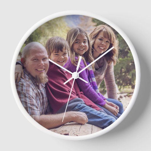 カスタムフォトウォール時計 壁時計 (正面)