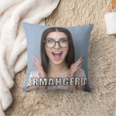 カスタムフォトエおもしろいラーマーゲルドミームスタイル クッション (ブランケット)