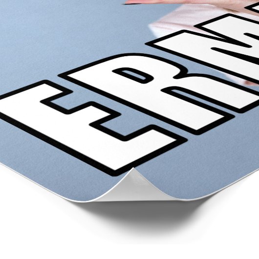 カスタムフォトエおもしろいラーマーゲルドミームスタイル ポスター (角)