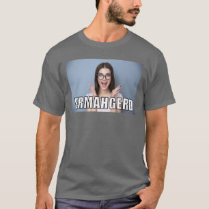 カスタムフォトエおもしろいルマーガードミームスタイル Tシャツ