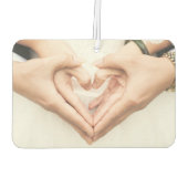 カスタムフォトエアフレッシュナーユーデザイン カーエアーフレッシュナー (裏面)