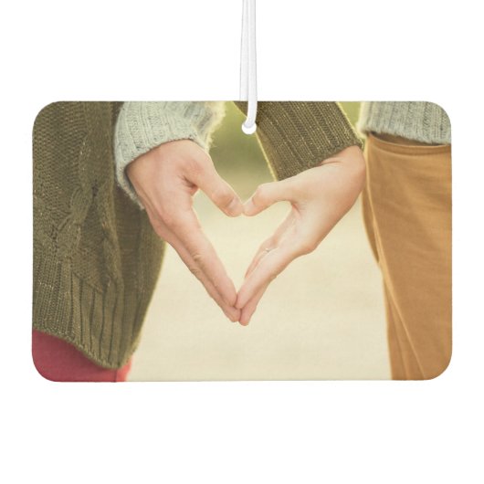 カスタムフォトエアフレッシュナーユーデザイン カーエアーフレッシュナー (正面)