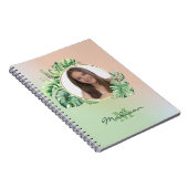 カスタムフォトエキゾチック葉 ノートブック (右側)