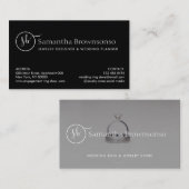 カスタムフォトオーバーレイウェディングプランナージュエリーリングや輪 名刺 (正面/裏面)