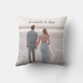 カスタムフォトカップルゴール装飾用クッション クッション (裏面)