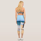 カスタムフォトカプリレギンスあなたの写真と文字 カプリレギンス (裏面)