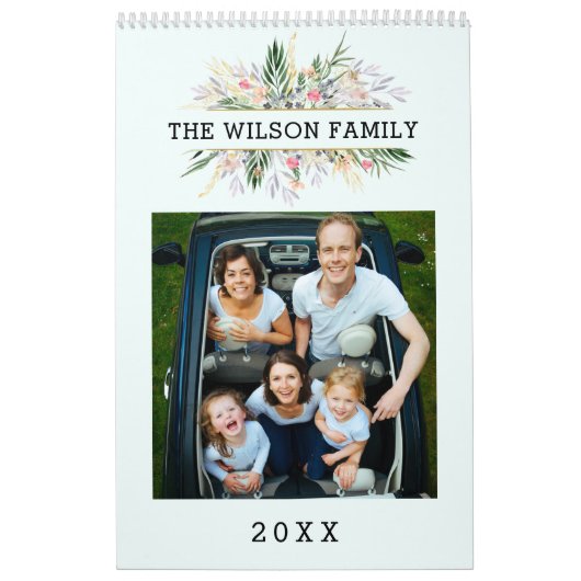 カスタムフォトカレンシンプルダーの作成 カレンダー (カバー)