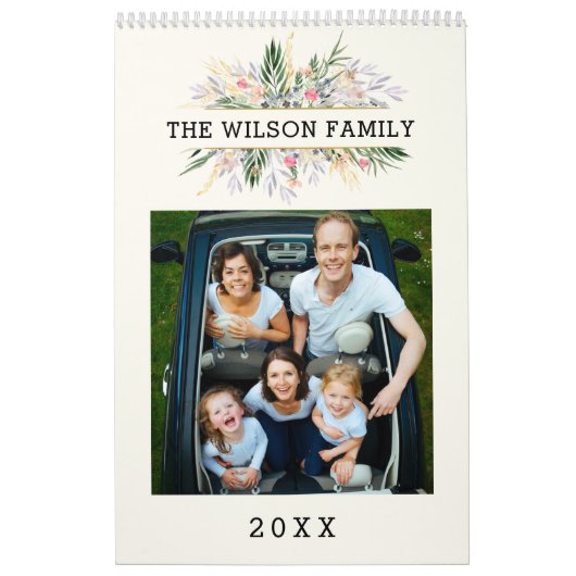 カスタムフォトカレンシンプルダーの作成 カレンダー (カバー)