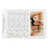 カスタムフォトカレンダー磁石中性白木 マグネット (横)