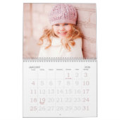 カスタムフォトカレンダー、編集可能カレンダー カレンダー (1月 2026)