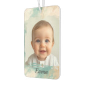 カスタムフォトカーエアフレッシュナー – 水彩デザイン カーエアーフレッシュナー (左)