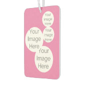 カスタムフォトカー空気清浄機 – ピンクデザイン カーエアーフレッシュナー (左)