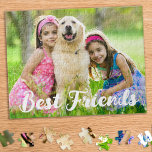カスタムフォトキッズドッグフッ最高のク友人 ジグソーパズル<br><div class="desc">子どもと犬の絆は甘い。記念救パズルの特別な瞬間。自分の写真を追加。犬や猫の写真を持つ子供への素晴らしい贈り物。Aはすべてのペット愛好家と愛犬家を持っている必要がある。COPYRIGHT © 2020 Judy Burrows,  Black Dog Art - All Rights Reserved.カスタムフォトフ最高のァンドjigsawパズル。カスタムフォトキッズドッグペットフレンズ最高のジグソーパズル</div>