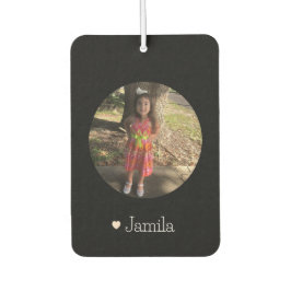 カスタムフォトキッズファミリーネームカー カーエアーフレッシュナー