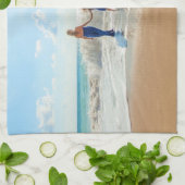 カスタムフォトキッチンタオルデザイン自分の写真 キッチンタオル (折り畳み)