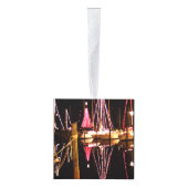 カスタムフォトキューブクリスマスホリデーオーナメント キューブオーナメント (右)