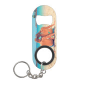 カスタムフォトキーチェーンボトルオープナーパーソナライズされた キーホルダー栓抜き (正面)