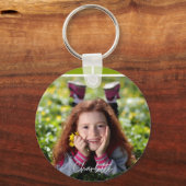カスタムフォトキーチェーン キーホルダー (正面)