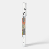 カスタムフォトクリスマススノーフレークスモノグラム Case-Mate iPhoneケース (裏面 / 右)