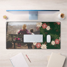 カスタムフォトクリスマスホリデーラージマウス