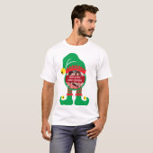 カスタムフォトクリスマス小妖精や小人 Tシャツ (正面フル)