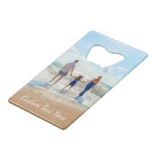 カスタムフォトクレジットカードボトルオープナー(文字付) クレジットカード栓抜き (裏面アングル)