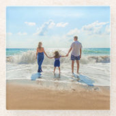 カスタムフォトグラスコースターのお気に入りの写真 ガラスコースター (正面)