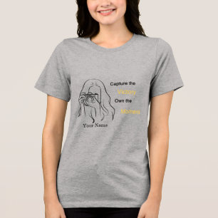 カスタムフォトグラファーTシャツ 2026年の勝利を捉えろ トライブレンドTシャツ