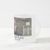 カスタムフォトグランパ フロストグラスマグカップ (正面右)