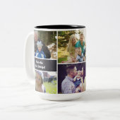 カスタムフォトコラージグランパツートーンマグカップ ツートーンマグカップ (正面左)