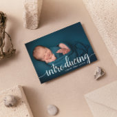 カスタムフォトコラージスクリプトオーバーレイベビー誕生 案内状