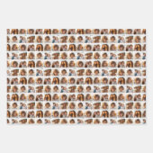 カスタムフォトコラージュと8角写真 ラッピングペーパーシート (正面3)