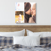カスタムフォトコラージュのキャンバス – 白い枠 キャンバスプリント (インサイチュ (寝室))