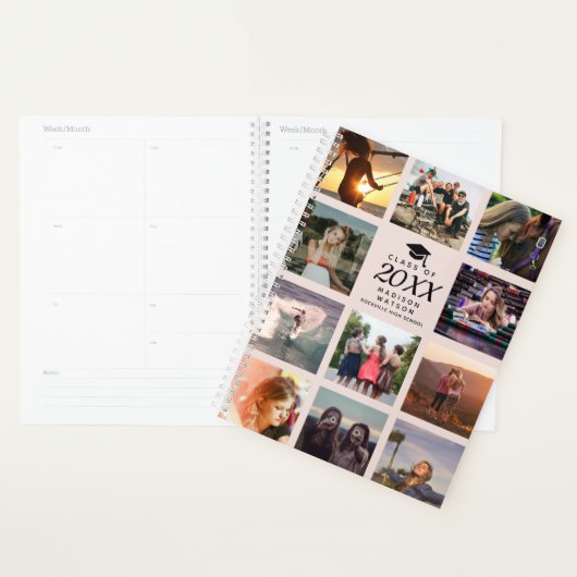カスタムフォトコラージュインスタモダングラムシックトレンディー プランナー手帳 (ディスプレー)