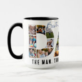 カスタムフォトコラージュパパマグカップ マグカップ (左)