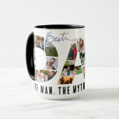 カスタムフォトコラージュパパマグカップ マグカップ (正面左)