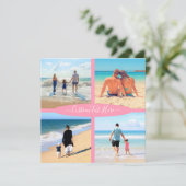 カスタムフォトコラージュファミリーラブパーソナライズされた文字 (スタンド正面)